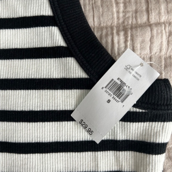Gap Striped Modern Rib Halter Tank - Picture 5 of 5
